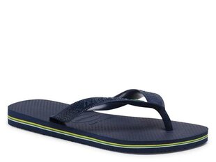 Brasil navy blue havaianas for men's navy 40000320555 40000320555 цена и информация | Мужские шлепанцы, босоножки | 220.lv