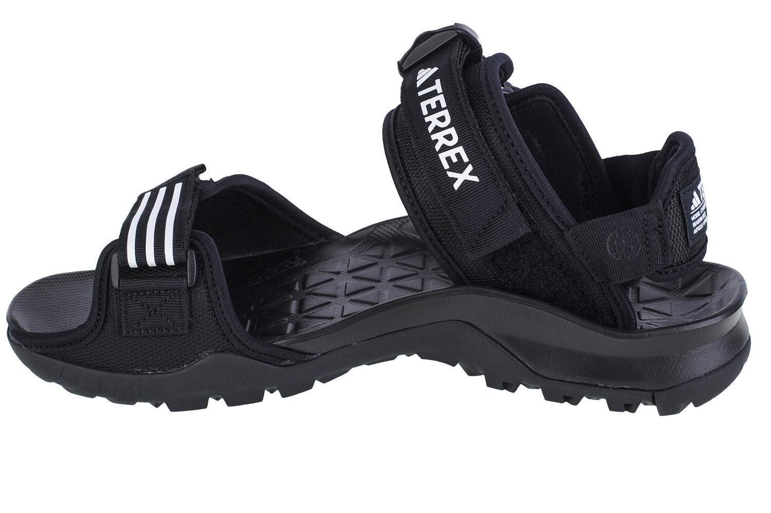 Sandales vīriešiem Adidas Terrex Cyprex Ultra DLX HP8651 60569-49, melnas цена и информация | Vīriešu iešļūcenes, čības, sandales | 220.lv