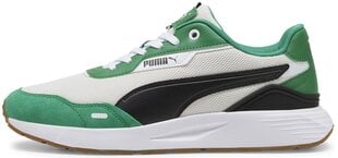 Sporta apavi vīriešiem Puma Runtamed Plus, balti/zaļi cena un informācija | Sporta apavi vīriešiem | 220.lv