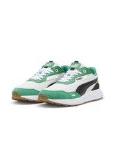 Puma Apavi Runtamed Plus White Green 391250 24 391250 24/12 cena un informācija | Sporta apavi vīriešiem | 220.lv