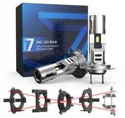 Spuldzes Led bez adapteriem H7 i7 6500k cena un informācija | Auto spuldzes | 220.lv