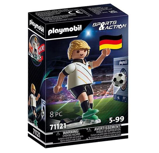 Playmobil 71121 Futbolists no Vācijas, 7 gab. cena un informācija | Konstruktori | 220.lv