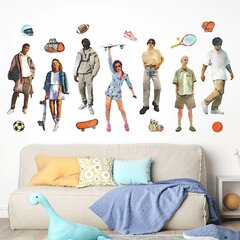 Sienas uzlīme Sports, 98x39 cm цена и информация | Декоративные наклейки | 220.lv