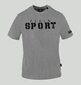 T-krekls vīriešiem Plein Sport TIPS400G, pelēks cena un informācija | Vīriešu T-krekli | 220.lv