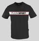 T-krekls vīriešiem Plein Sport TIPS405, melns cena un informācija | Vīriešu T-krekli | 220.lv