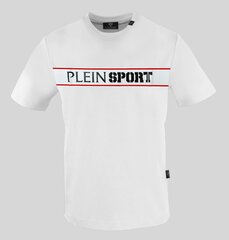 T-krekls vīriešiem Plein Sport TIPS405W, balts цена и информация | Мужские футболки | 220.lv