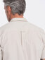 Krekls vīriešiem Ombre Clothing v7 om-shss-0168, bēšs cena un informācija | Vīriešu krekli | 220.lv