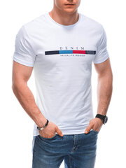 футболка s1919 - белая 124867-7 цена и информация | Мужские футболки | 220.lv