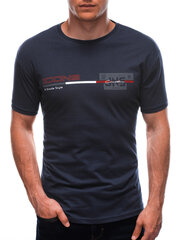 футболка s1715 - темно-синяя 119372-7 цена и информация | Мужские футболки | 220.lv
