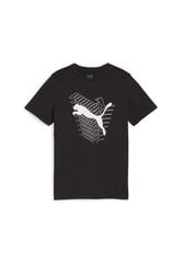 Puma Футболки Graphics Cat Tee Black 680297 01 680297 01/176 цена и информация | Рубашки для мальчиков | 220.lv