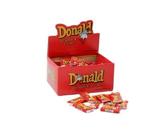 Košļājamās gumijas Donald Red, 4.5g x 100gab. цена и информация | Конфетки | 220.lv