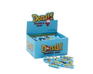 Košļājamās gumijas Donald Blue, 4.5g x 100gab. cena un informācija | Saldumi | 220.lv