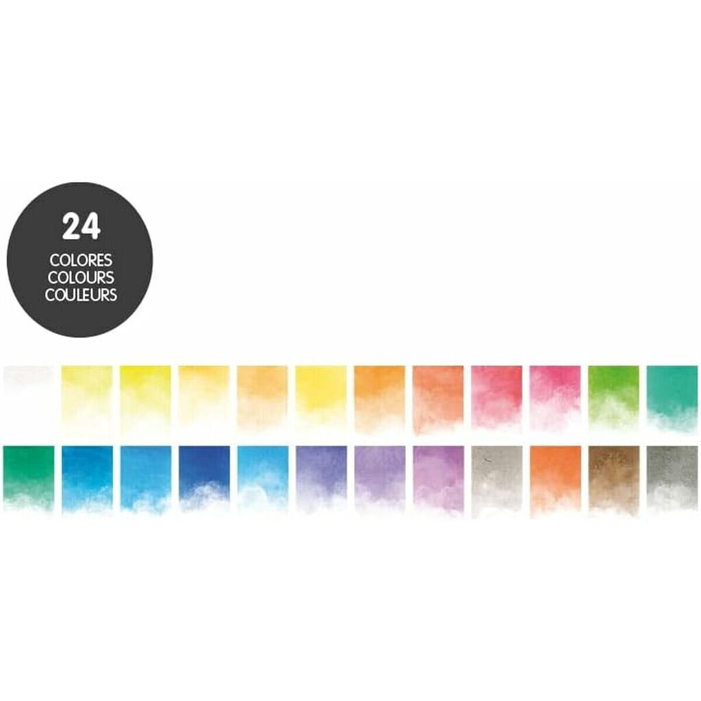 Ūdenskrāsu komplekts Milan Godet, 24 krāsas cena un informācija | Modelēšanas un zīmēšanas piederumi | 220.lv