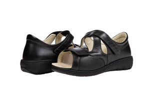 Sandalas sievietēm PodoWell 98886, melnas cena un informācija | Sieviešu sandales | 220.lv