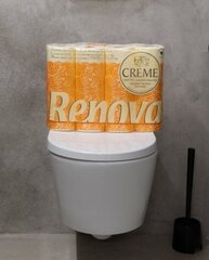 Renova tуалетная бумага Creme 12R цена и информация | Туалетная бумага, бумажные полотенца | 220.lv