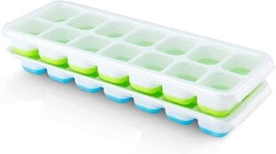 InnoGear silikona ledus kubiņu veidne ar vāku, 2 gab. cena un informācija | Virtuves piederumi | 220.lv