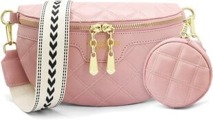 Женская сумка через плечо Yeria, розовая цена и информация | Куинн | 220.lv