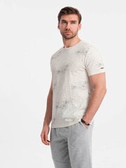T-krekls vīriešiem Ombre OM-TSFP-0179, pelēks cena un informācija | Vīriešu T-krekli | 220.lv