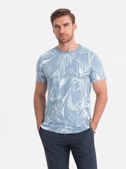 T-krekls vīriešiem Ombre OM-TSFP-0180, zils cena un informācija | Vīriešu T-krekli | 220.lv