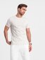 T-krekls vīriešiem Ombre OM-TSFP-0182, balts cena un informācija | Vīriešu T-krekli | 220.lv