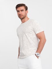 T-krekls vīriešiem Ombre OM-TSFP-0182, balts цена и информация | Мужские футболки | 220.lv