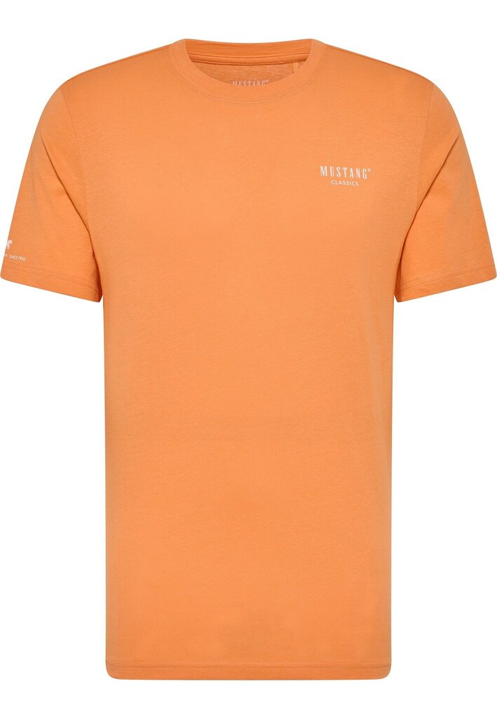 T-krekls vīriešiem Mustang 4058823715591, oranžs цена и информация | Vīriešu T-krekli | 220.lv