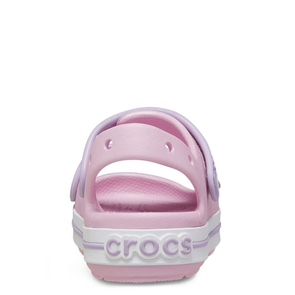 Crocs sandales meitenēm Crocband Cruiser, rozā cena un informācija | Bērnu sandales | 220.lv