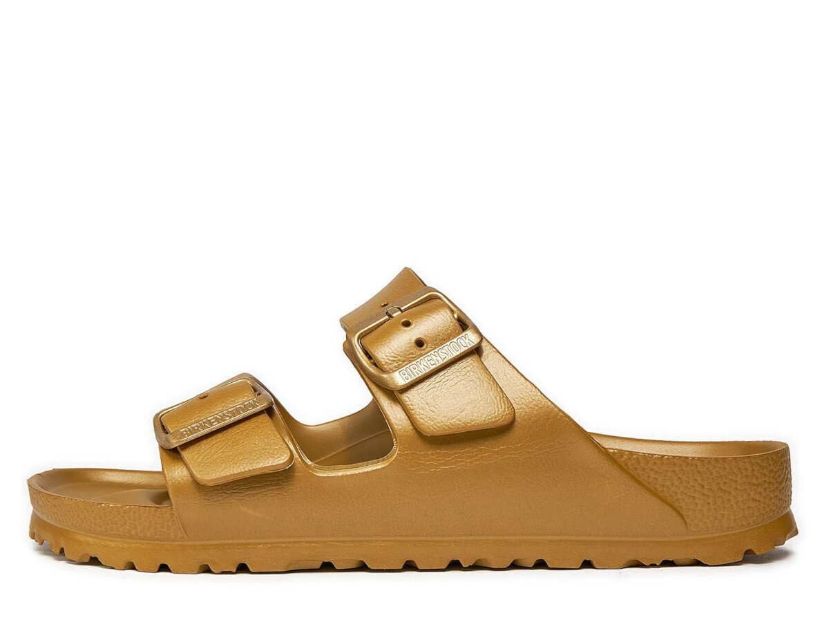 Iešļūcenes sievietēm Birkenstock Arizona 1022465, zelta krāsā cena un informācija | Iešļūcenes, čības sievietēm | 220.lv