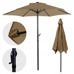 Зонт уличный Fluxar home, серый цена и информация | Зонты, маркизы, стойки | 220.lv