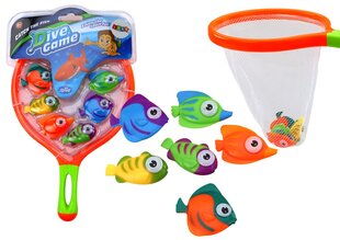 Zivju ķeršanas komplekts, dažādas krāsas, 6 d. cena un informācija | Rotaļlietas zēniem | 220.lv
