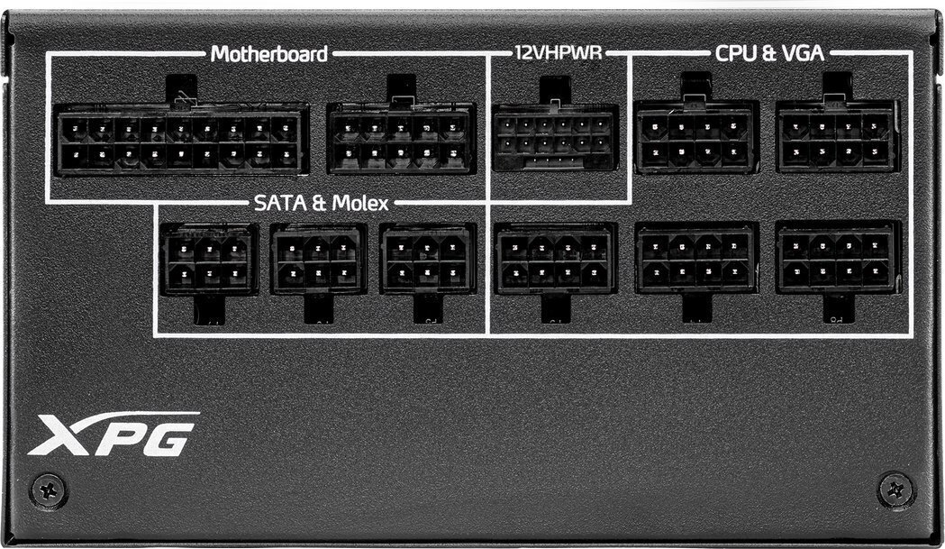 Adata XPG CyberCore II (CYBERCOREII1000P-BKCEU) цена и информация | Barošanas bloki (PSU) | 220.lv