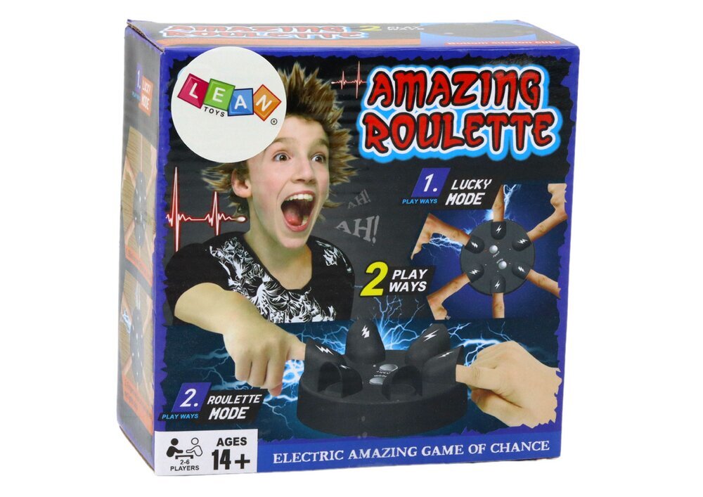 Ruletes spēle ar elektrošoku bērniem Mad Roulette cena un informācija | Attīstošās rotaļlietas | 220.lv