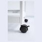Virtuves ratiņi ar atviktnēm un darba virsu, 67x84x37 cm, balts цена и информация | Virtuves skapīši | 220.lv