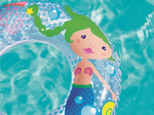 Piepūšamais bērnu peldēšanas ritenis nāras Bestway, 51 cm, dažādu krāsu cena un informācija | Piepūšamās rotaļlietas un pludmales preces | 220.lv