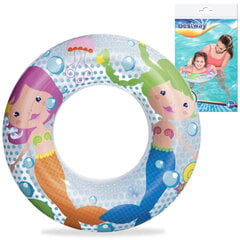 Piepūšamais bērnu peldēšanas ritenis nāras Bestway, 51 cm, dažādu krāsu cena un informācija | Piepūšamās rotaļlietas un pludmales preces | 220.lv