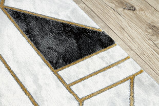 Бегун EMERALD эксклюзивный 1015 гламур, стильный Мрамор, геометричес бутылочно-зеленый / золото 120 cm цена и информация | Ковры | 220.lv