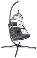 кресло, серый цена и информация | Садовые стулья, кресла, пуфы | 220.lv