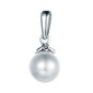Sudraba kulons ar pērli Brasco 54076 цена и информация | Kaklarotas | 220.lv