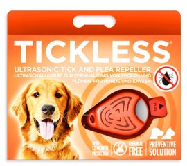 Ультразвуковая защита от клещей для животных TickLess оранжевый цена и информация | Средства по уходу за животными | 220.lv