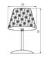Lampa LightLogic, balta, 28 cm цена и информация | Āra apgaismojums | 220.lv