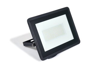 LED halogēna prožektors, 100W, melns, auksti balts cena un informācija | Lukturi | 220.lv