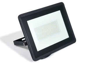 LED halogēna prožektors, 100W, melns, auksti balts cena un informācija | Lukturi | 220.lv