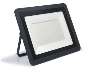 LED halogēna prožektors, 200W, melns, auksti balts cena un informācija | Lukturi | 220.lv