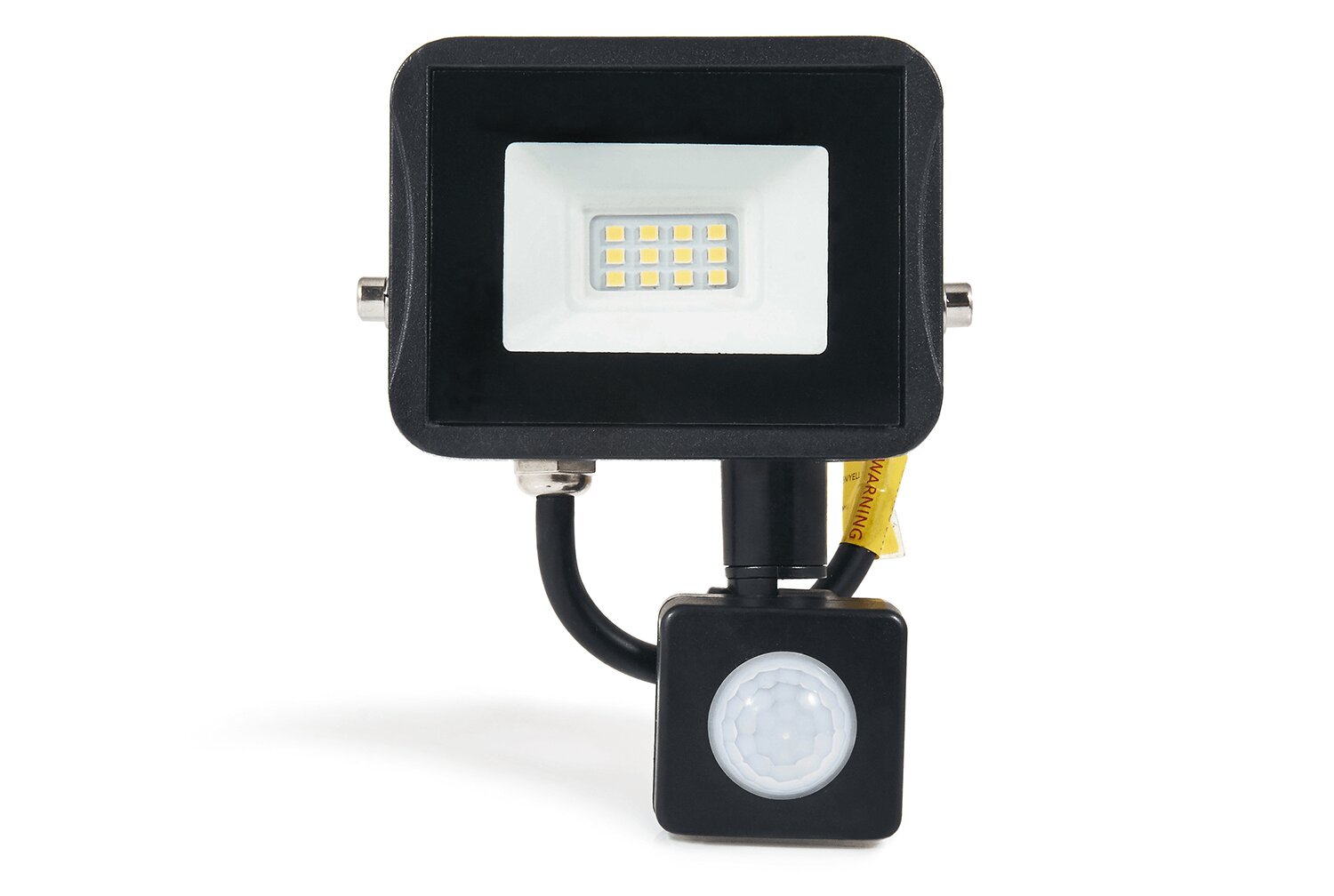 LED prožektors - kustības detektors halogēna, 10W, melns, auksti balts cena un informācija | Lukturi | 220.lv