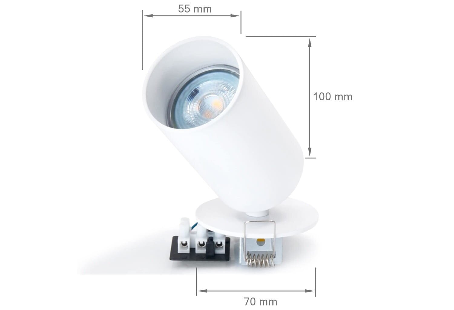 Zemgaismas LED halogēna gaismeklis Lungo x1 cena un informācija | Iebūvējamās lampas, LED paneļi | 220.lv