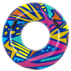 Piepūšamais peldēšanas ritenis Bestway, 107 cm, dažādu krāsu cena un informācija | Piepūšamās rotaļlietas un pludmales preces | 220.lv