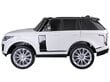 Divvietīgs elektriskais auto bērniem Range Rover, balts цена и информация | Bērnu elektroauto | 220.lv