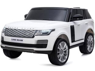Divvietīgs elektriskais auto bērniem Range Rover, balts cena un informācija | Bērnu elektroauto | 220.lv
