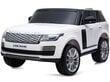 Divvietīgs elektriskais auto bērniem Range Rover, balts цена и информация | Bērnu elektroauto | 220.lv