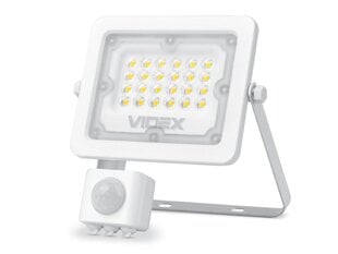 LED Prožektors - kustības detektors halogēna, 10W, balts, neitrāli balts cena un informācija | Lukturi | 220.lv
